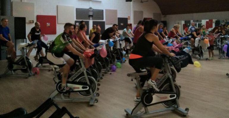 Clase de spinning