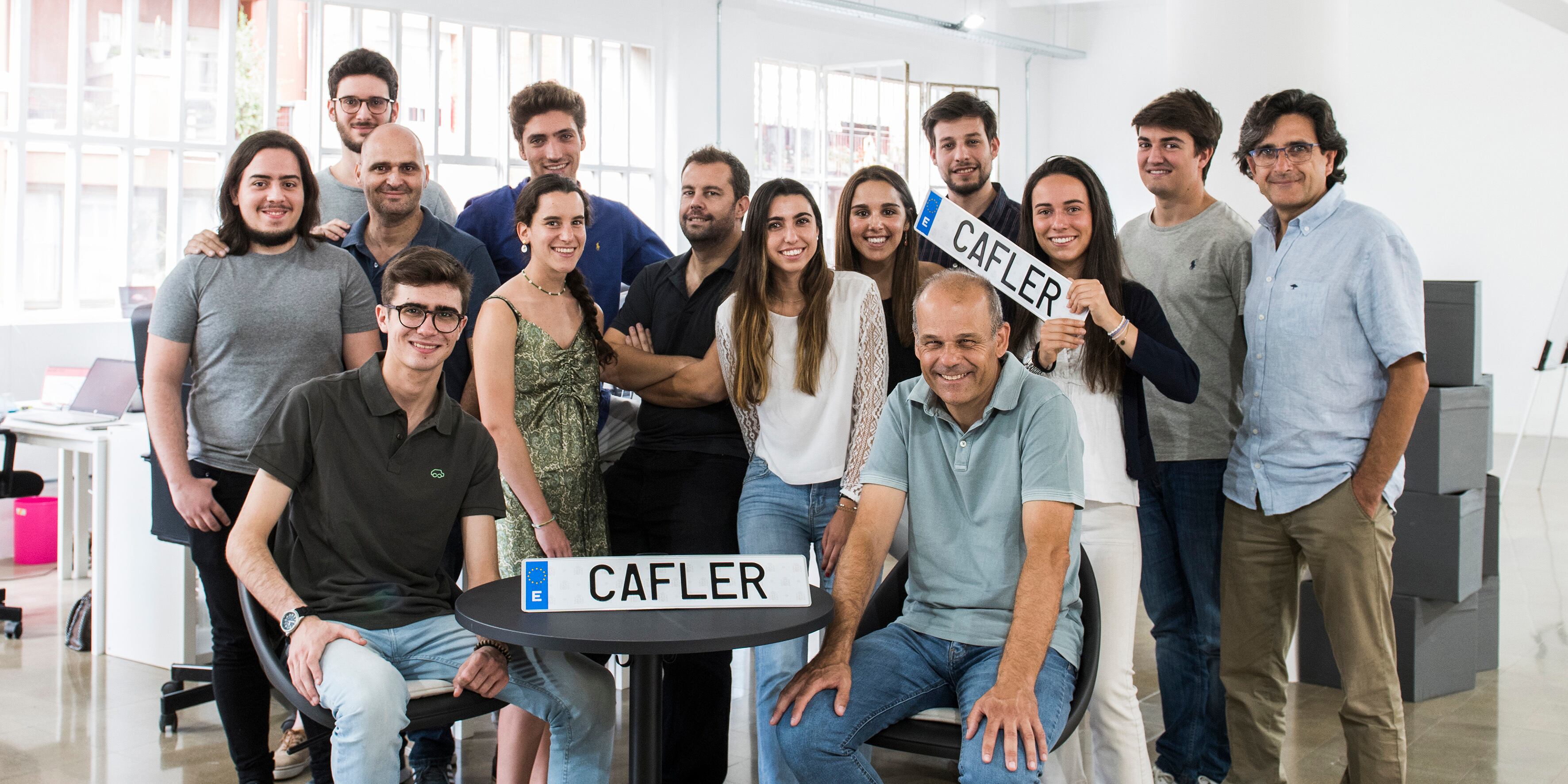 El equipo de Cafler, la primera plataforma que pasa la ITV por ti