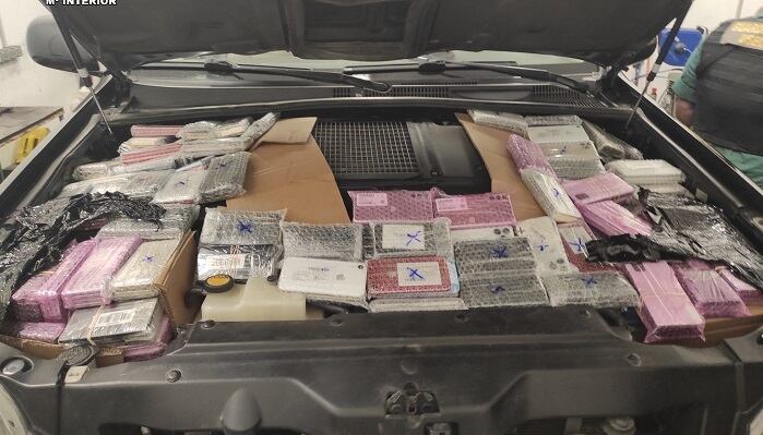 Dispositivos incautados por la Guardia Civil