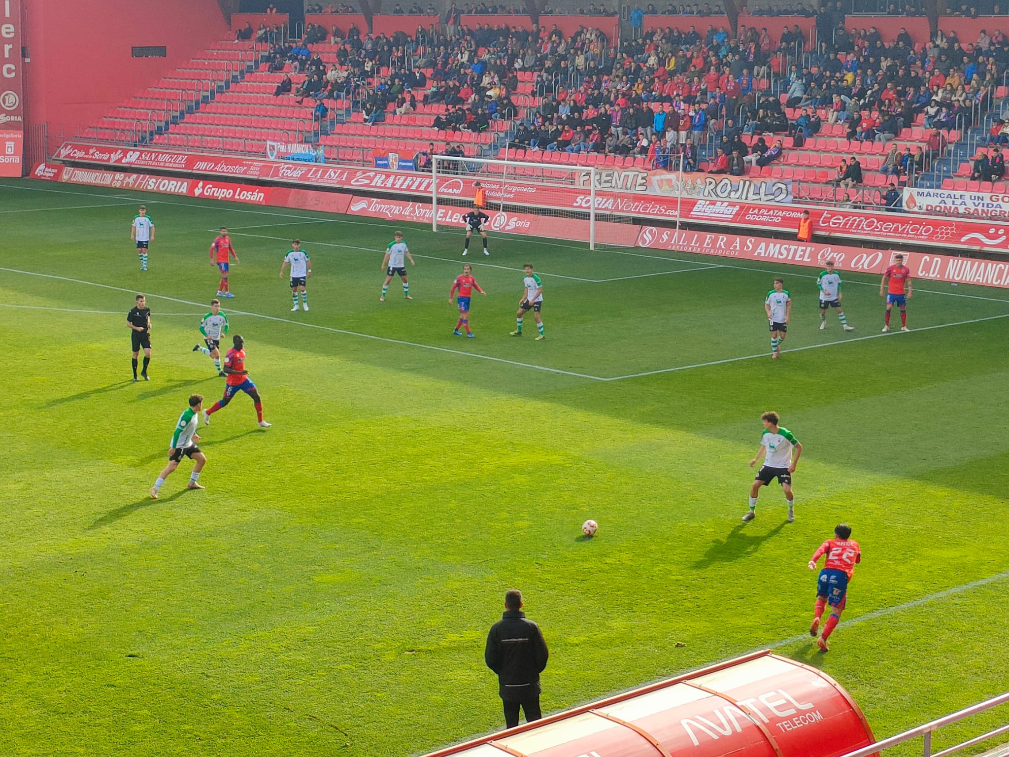 El Numancia volvió a celebrar un triunfo en casa, donde sigue invicto.