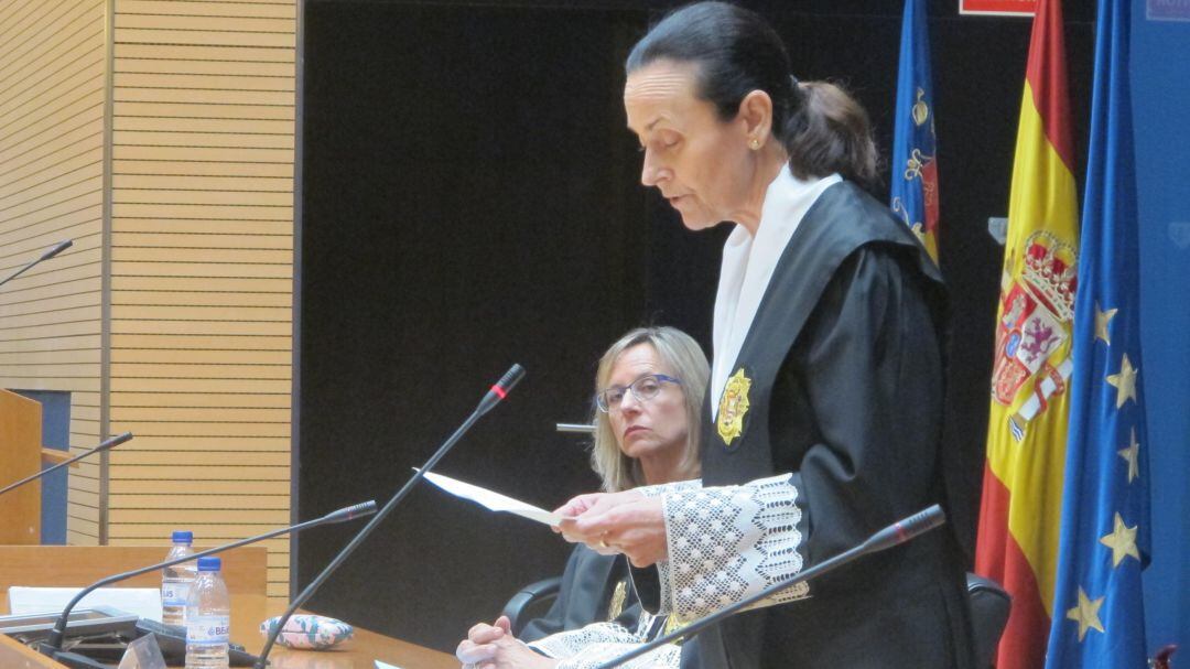 Presidenta del TSJCV, Pilar de la Oliva en la Apertura del Año Judicial 2019-2020