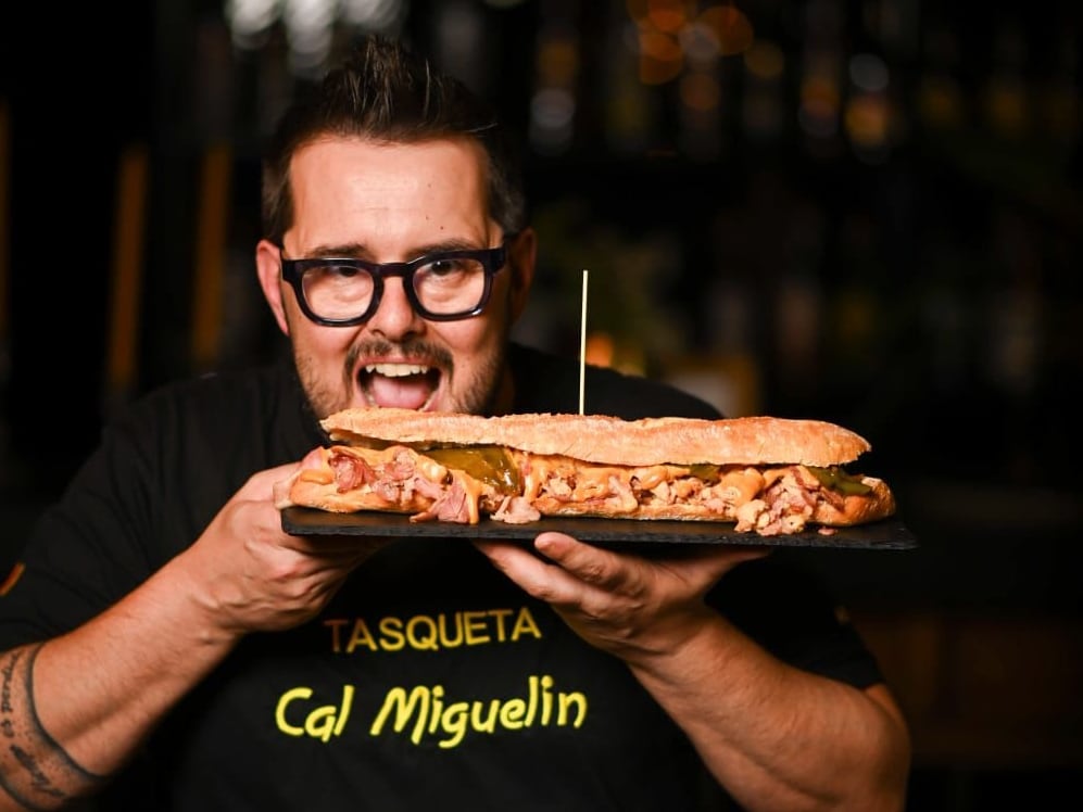 El mejor bocata de España es el Especial Miguelin, de Abel Moreno (Tasqueta Cal Miguelin).