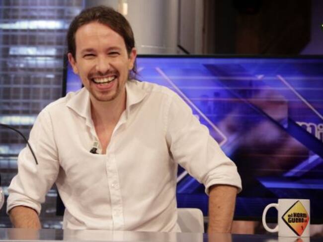 Pablo Iglesias ríe durante su visita a 'El hormiguero'