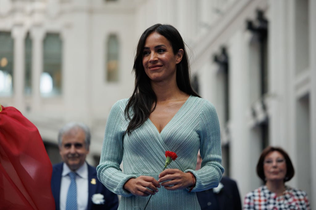 Begoña Villacís, durante un acto público en Madrid.