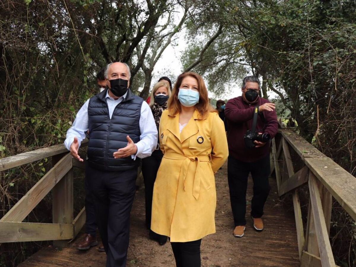 Continúan las obras de mejora de la Puerta Verde que enlaza Algeciras con el Corredor Verde