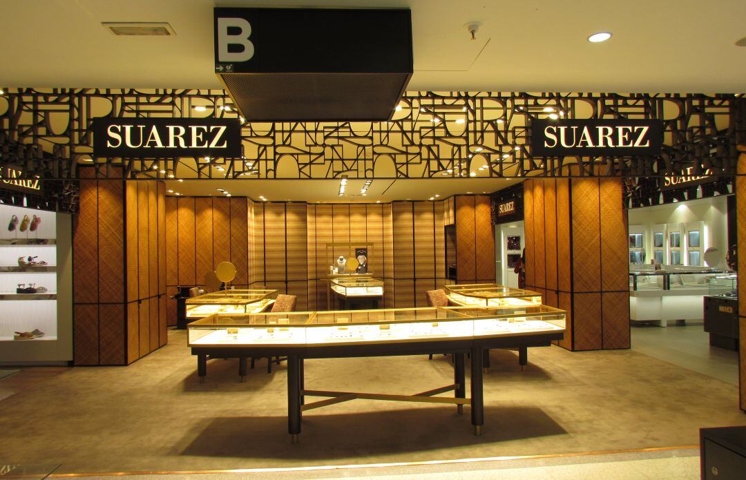 La boutique Suárez en El Corte Inglés de Málaga