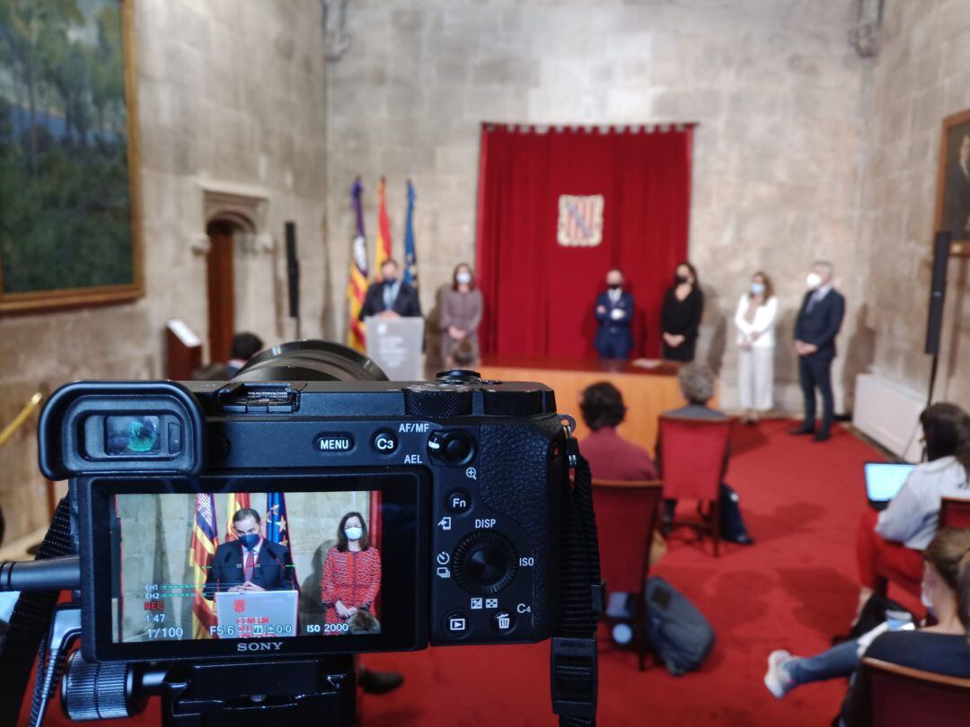 Visita de Ábalos en Palma.