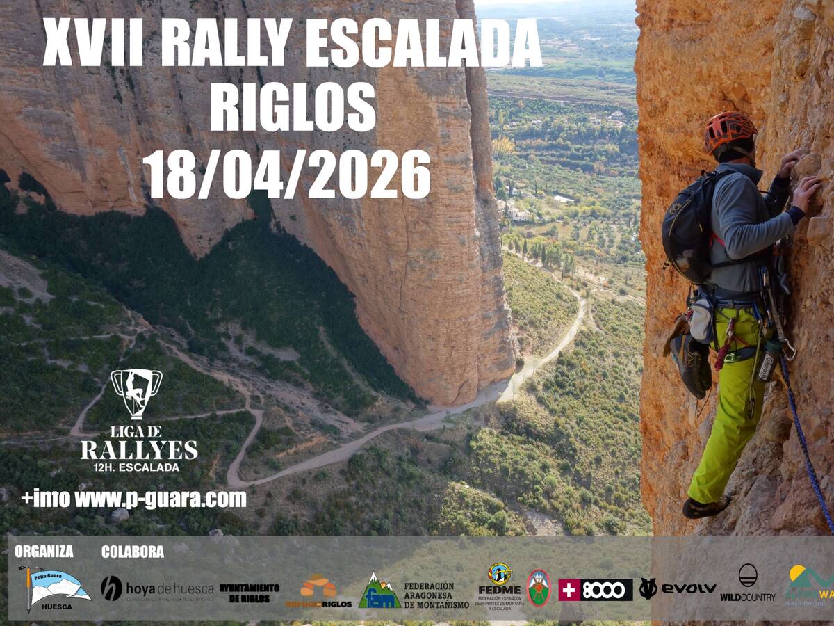 Peña Guara organiza el Rally 12 horas de escalada en Riglos