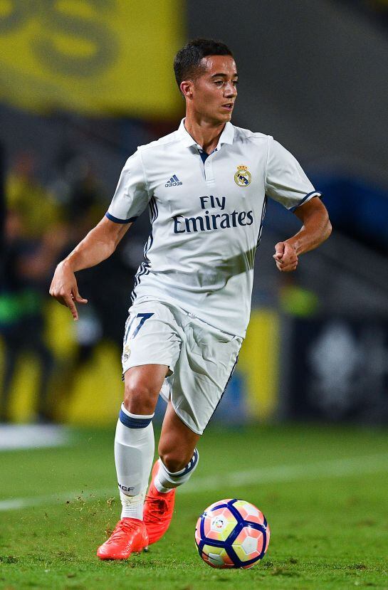 Lucas Vázquez, durante un partido con el Madrid