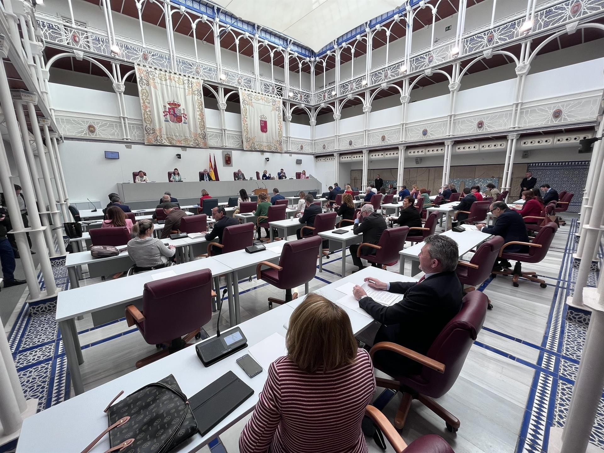 Pleno de la Asamblea Regional de Murcia