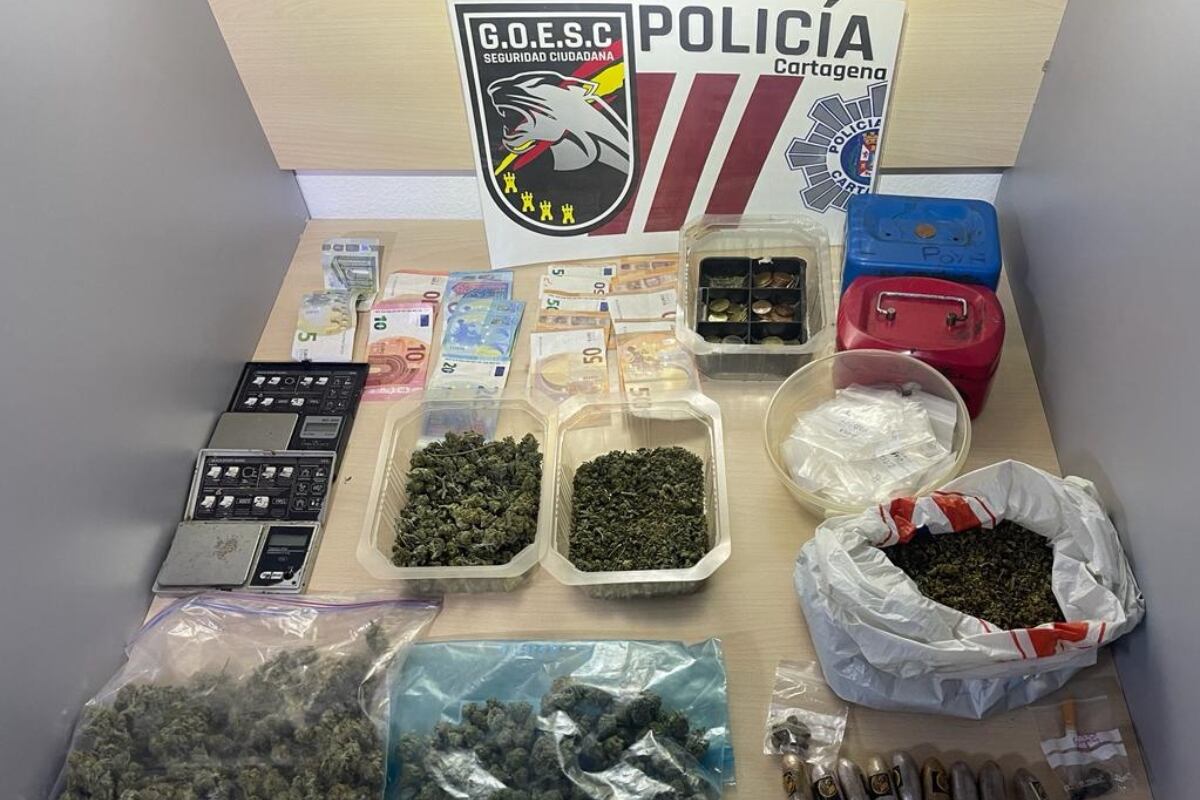 Incautada diversa droga en Cartagena