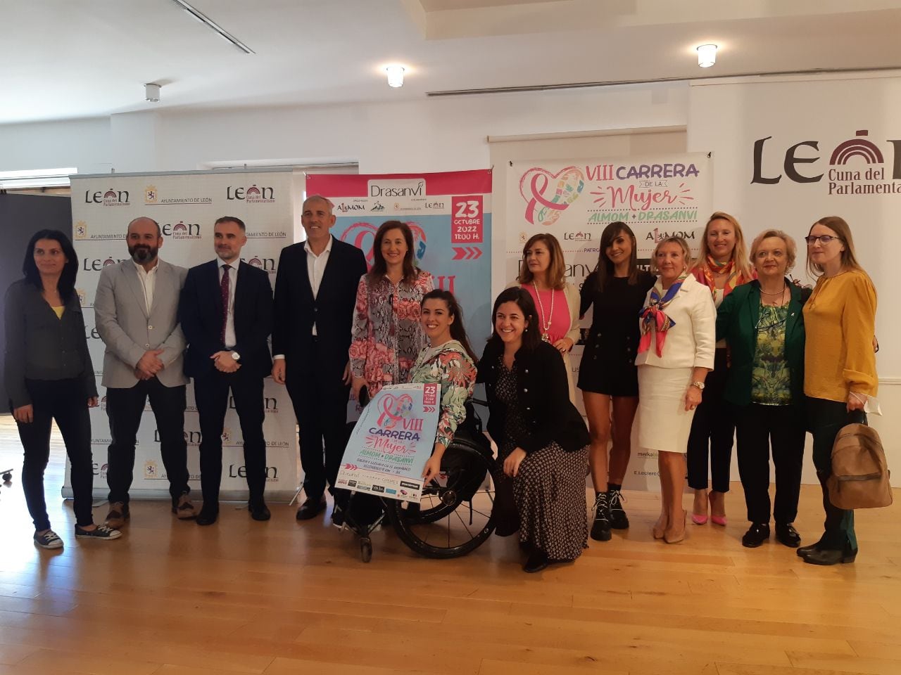 La prueba solidaria fue presentada en el Ayuntamiento de León