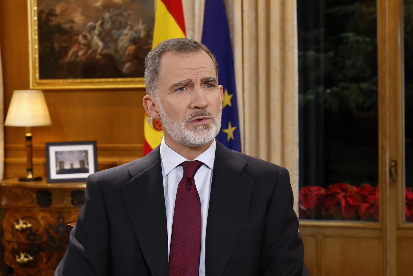 El rey Felipe VI, durante su discurso de 2022