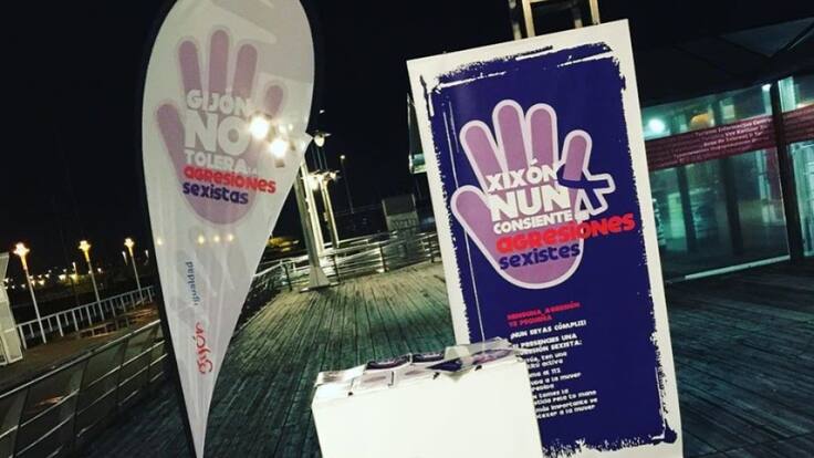 Parada ANTIACOSO Bus Gijón