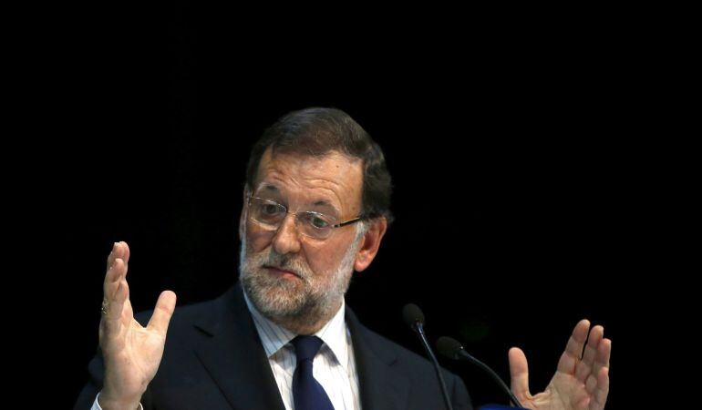 Mariano Rajoy, en el cierre de la campaña electoral.