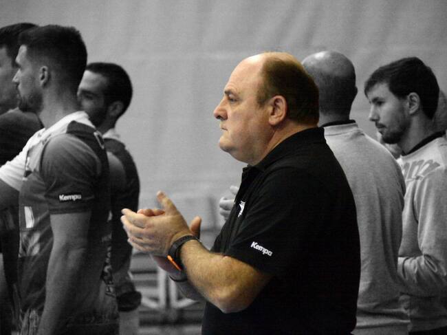 Zupo Equisoain cuando era entrenador del BM Benidorm.