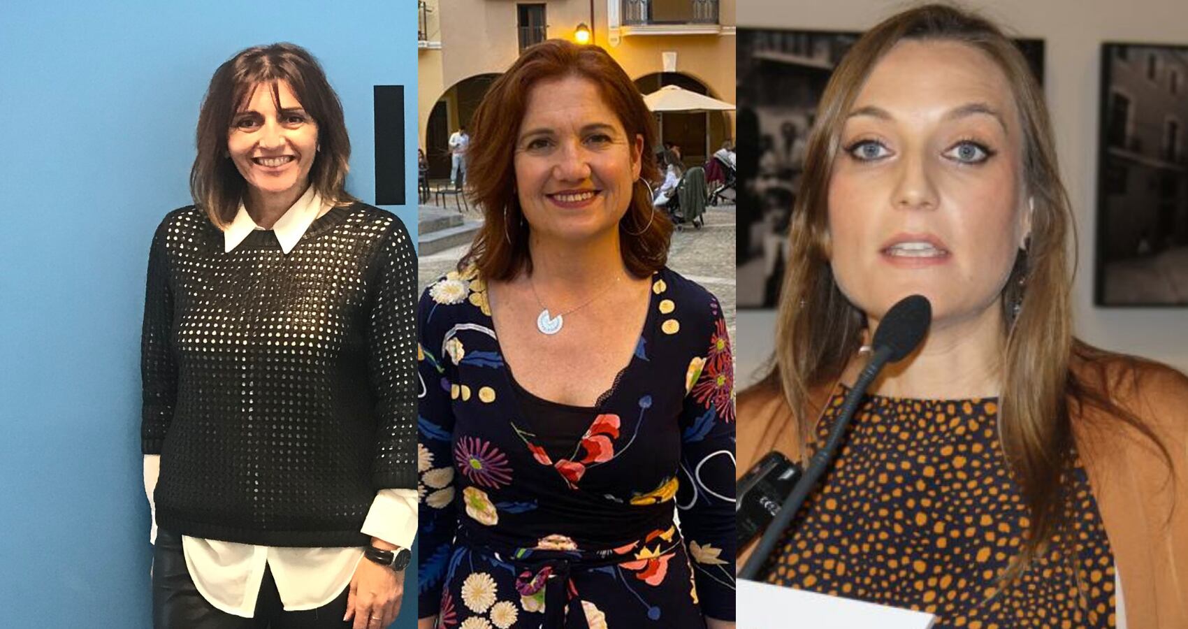 Empar Martínez, Silvia Cerdá y Clara Tirado