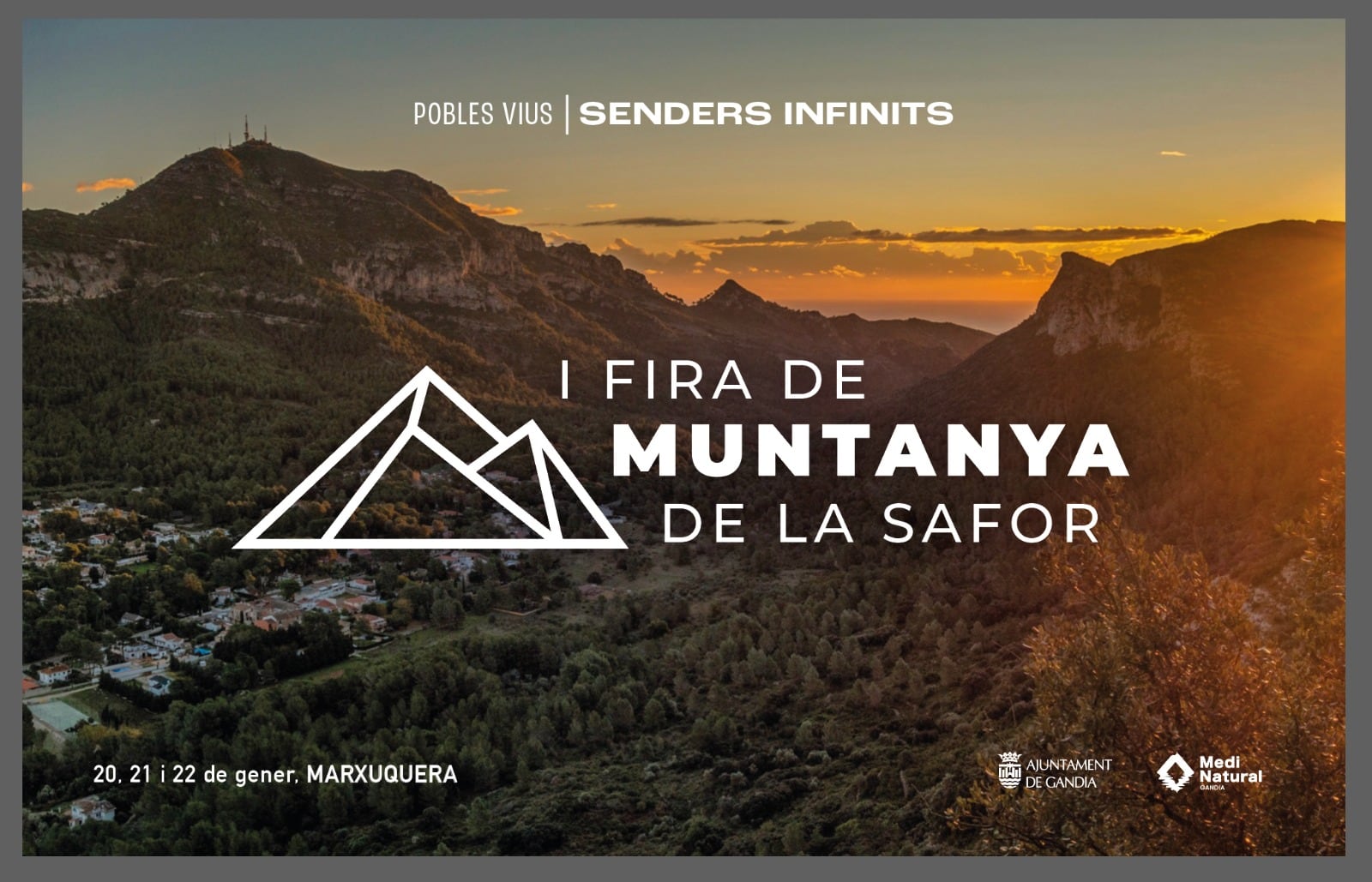 Cartel de la Fira de Muntanya de La Safor.