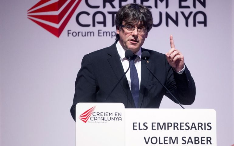 Carles Puigdemont, clausura el último acto del ciclo de conferencias &quot;Los empresarios queremos saber&quot; 