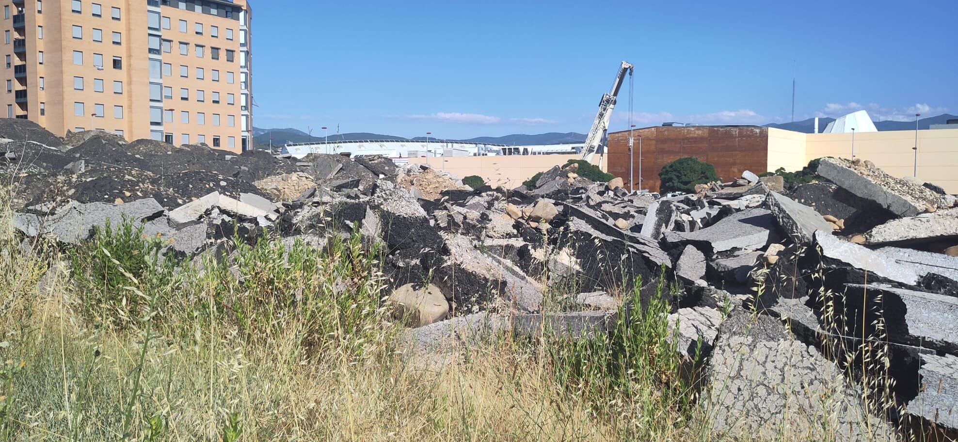 Acumulación de escombros