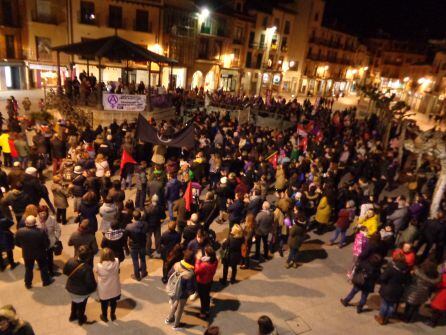 La Plaza Mayor acogió el final de esta manifestación