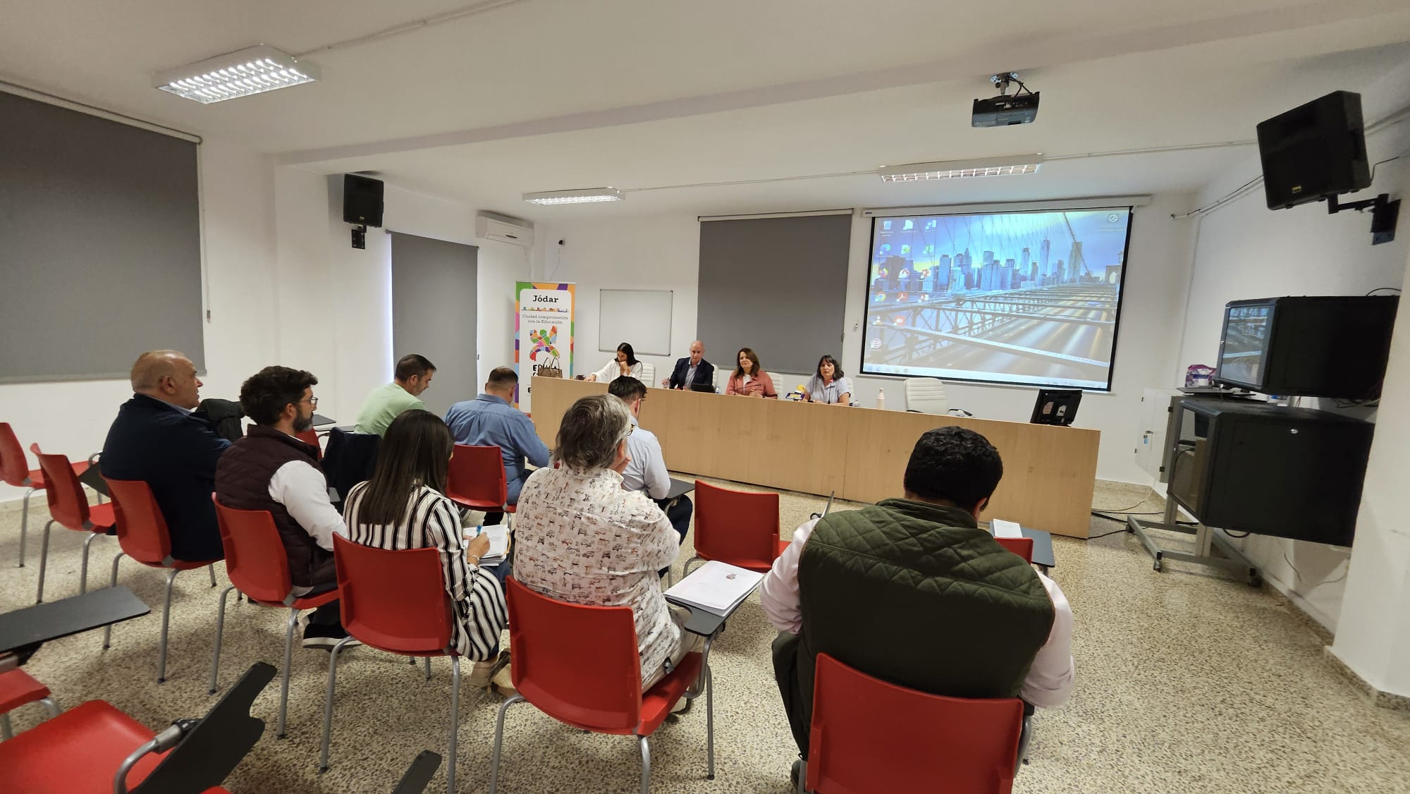 Intervención del diputado José Luis Hidalgo, ante alcaldes y técnicos municipales asistentes