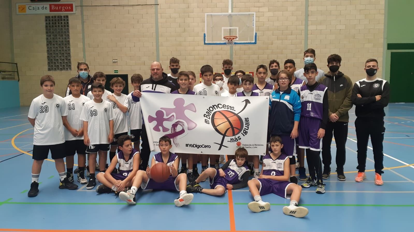 Imagen de uno de los equipos de la base del Juventud Aranda esta temporada