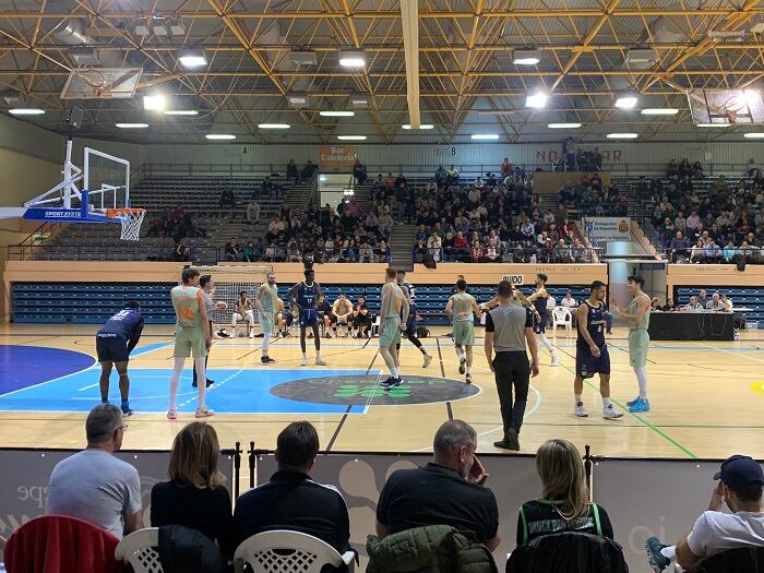 Un momento del partido