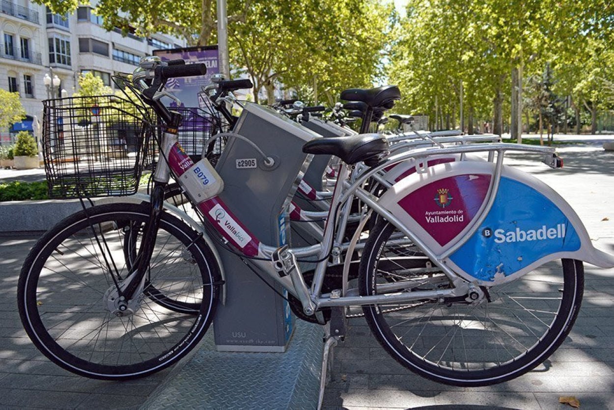 Servicio de bicicletas de alquiler en Valladolid