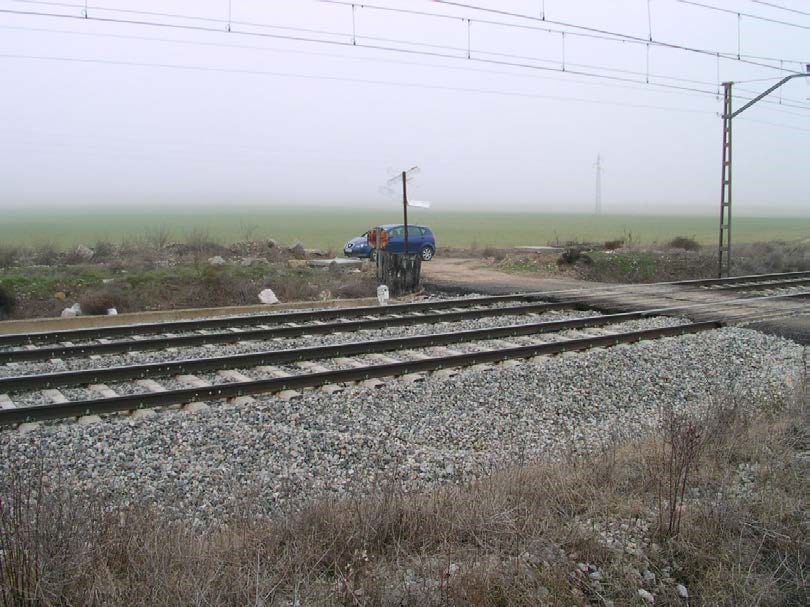 Paso a nivel en el que han sucedido los hechos