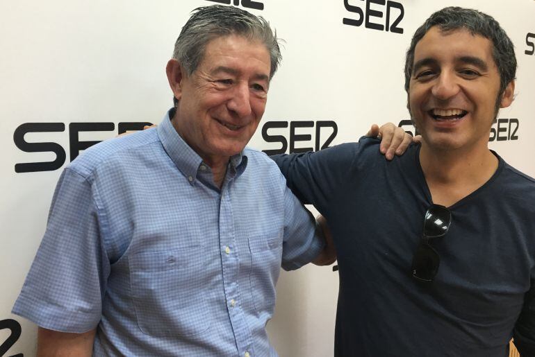 Esteban Egea y Pedro Alberto Cruz, protagonistas de la tertulia los 'Súper EX'.