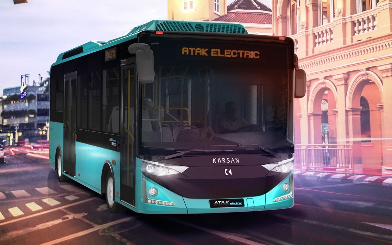 Prototipo del autobús eléctrico que cubrirá el servicio urbano en Valdepeñas (Ciudad Real)