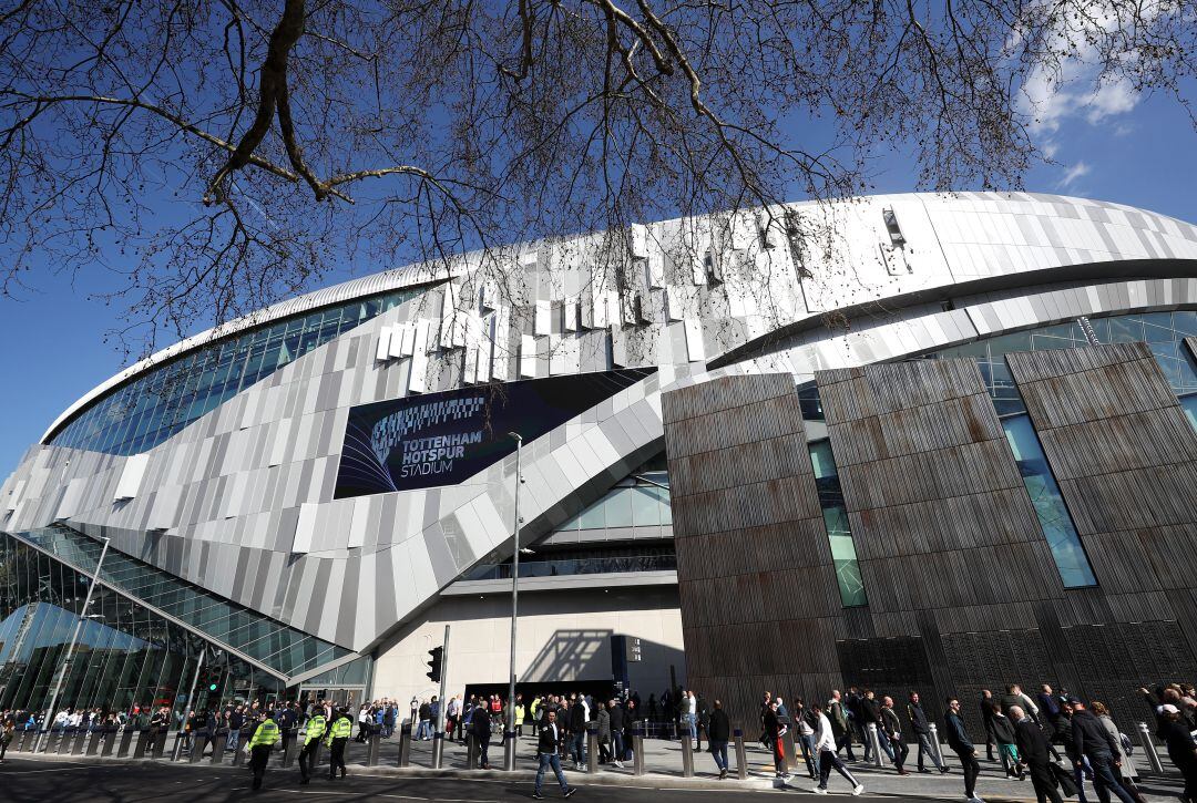 Fachada del estadio del Tottenham