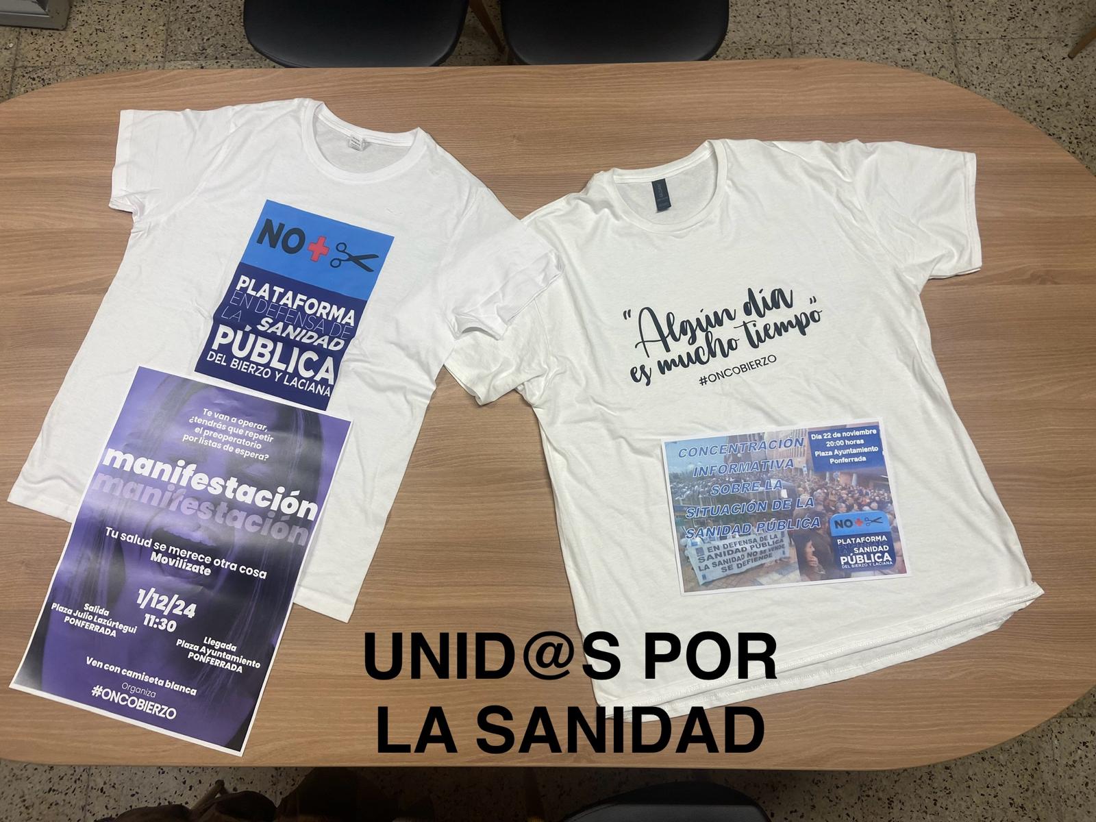 Camisetas de Oncobierzo y la Plataforma