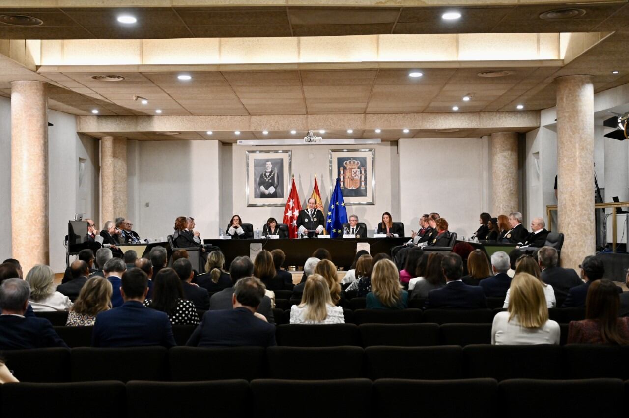 Acto de apertura del año judicial en Madrid. Imagen del TSJM