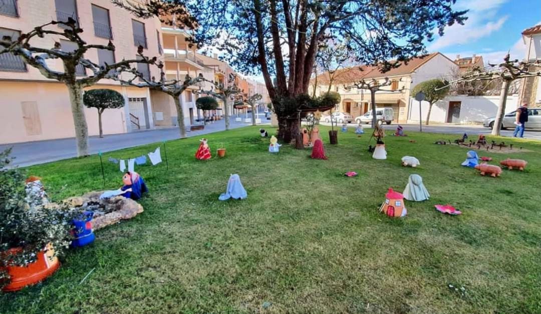 Las figuras se ubican en el Parque de La Cava