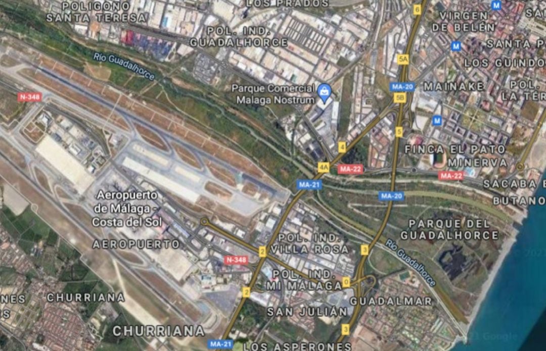 Desembocadura del río Guadalhorce