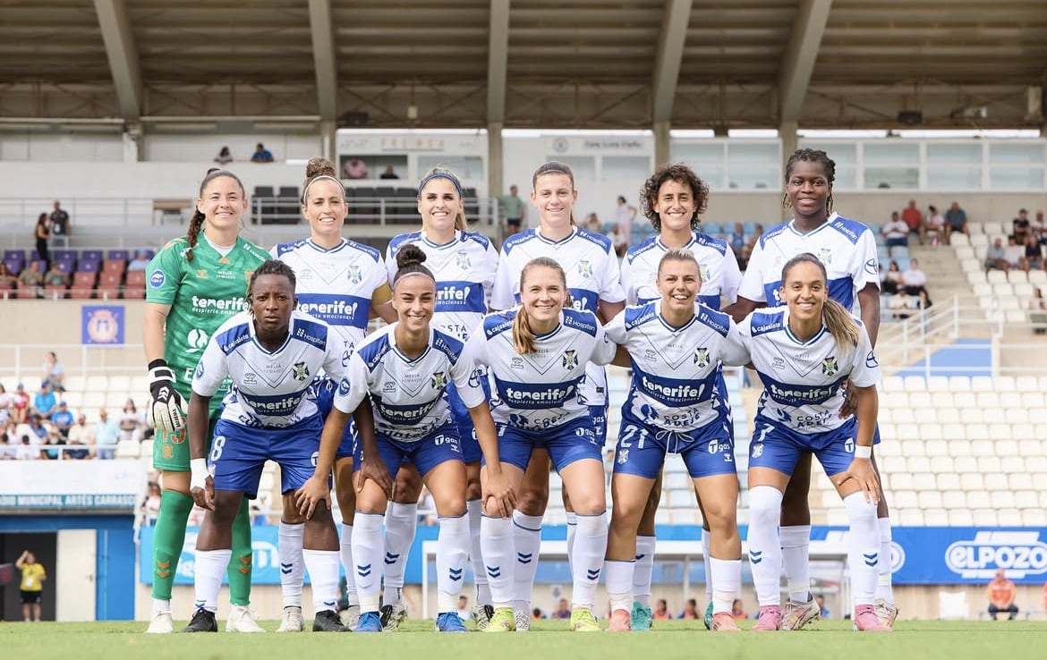 Alineación del Costa Adeje Tenerife en su partido ante el Alhama FC.
