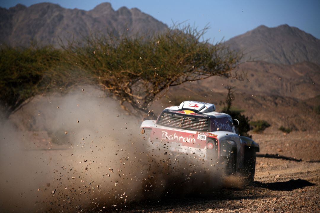 Carlos Sainz, en el Rally Dakar.