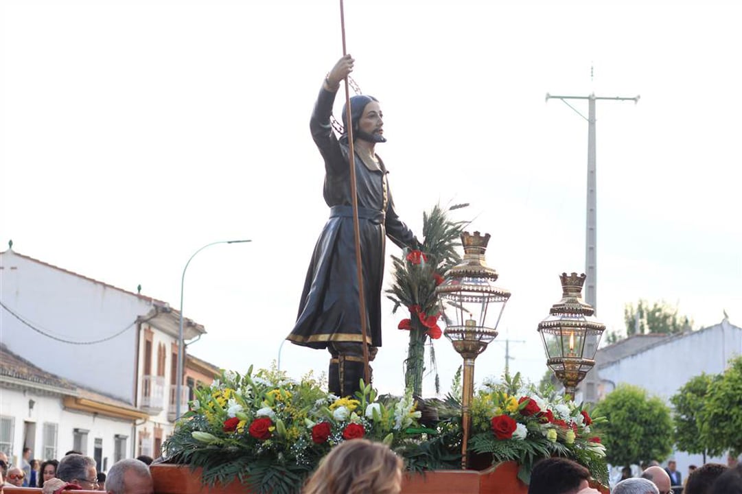 San Isidro, patrón de Zujaira, en Pinos Puente (Granada)