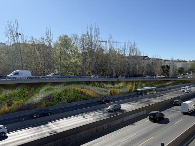 Render nuevos jardines verticales M-30