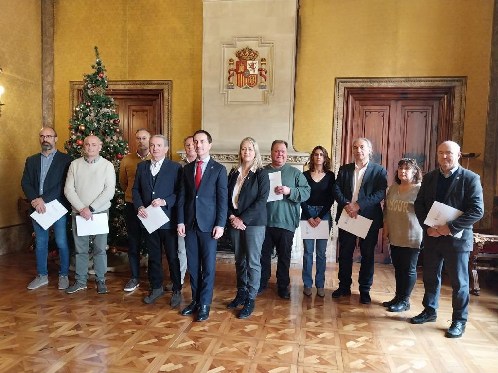 Firma convenio de ayudas a los municipios afectados por la borrasca Juliette en Mallorca. // Consell de Mallorca