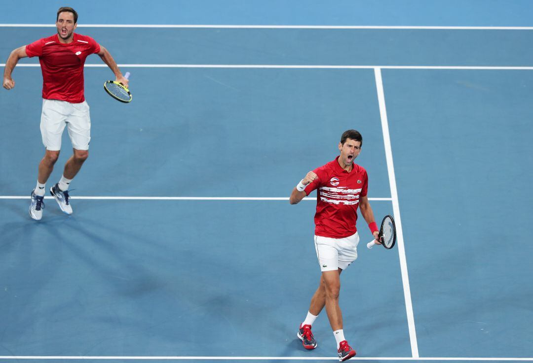 La pareja serbia ganó la ATP Cup