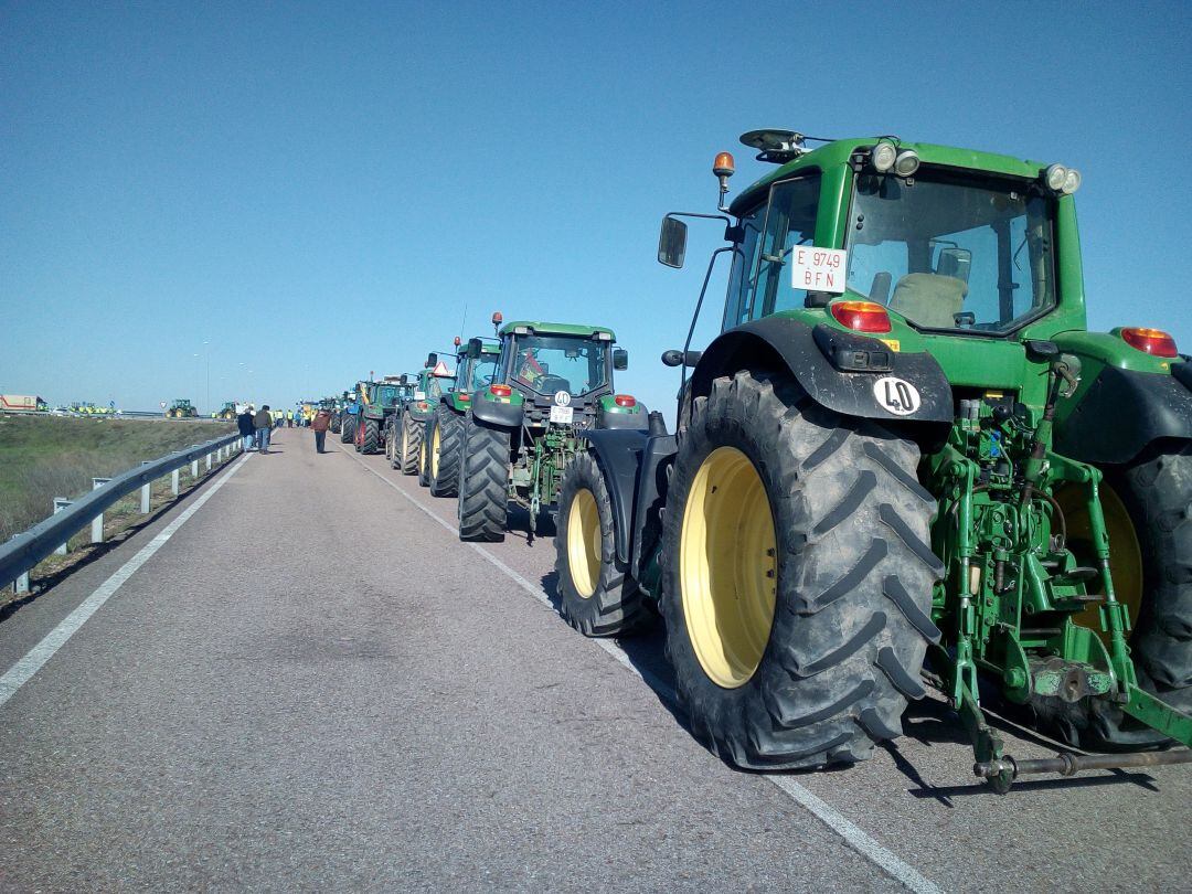 Tractorada del campo extremeño