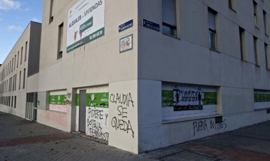 Uno de los bloques de vivienda social adquiridos por Fidere