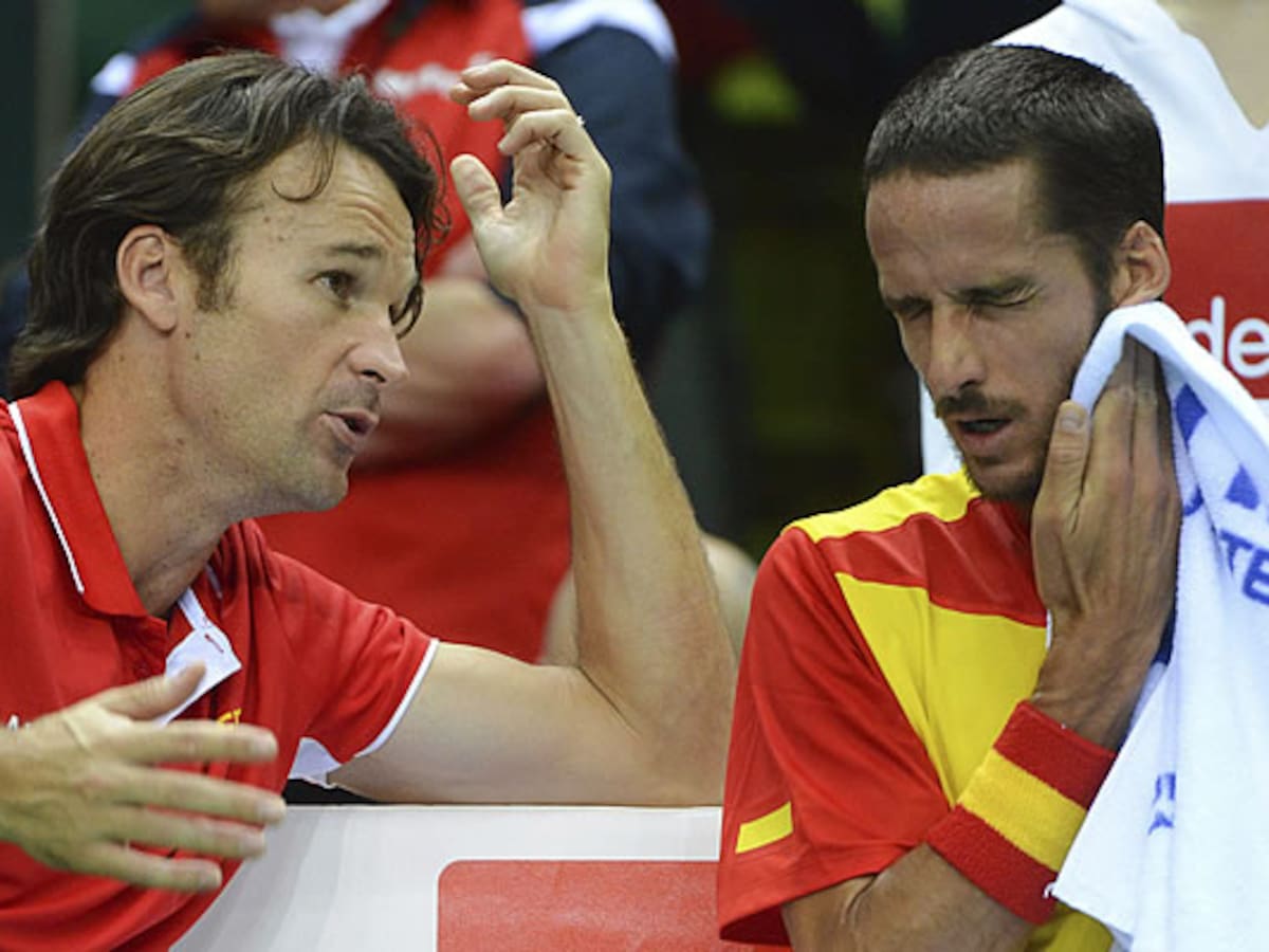 España, al borde de la eliminación en la Davis