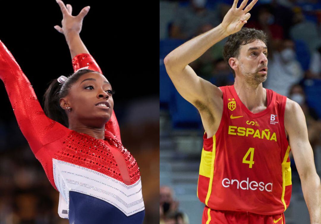 Pau Gasol apoyó a Simone Biles