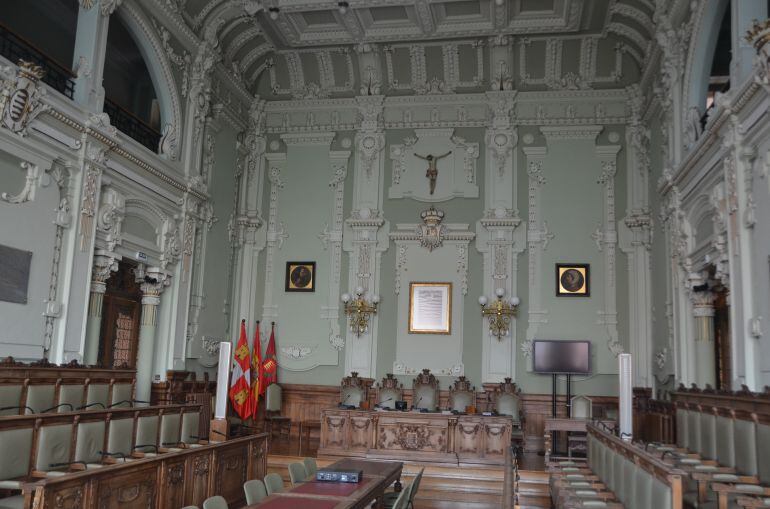 Salón de Plenos del Ayuntamiento de Valladolid 