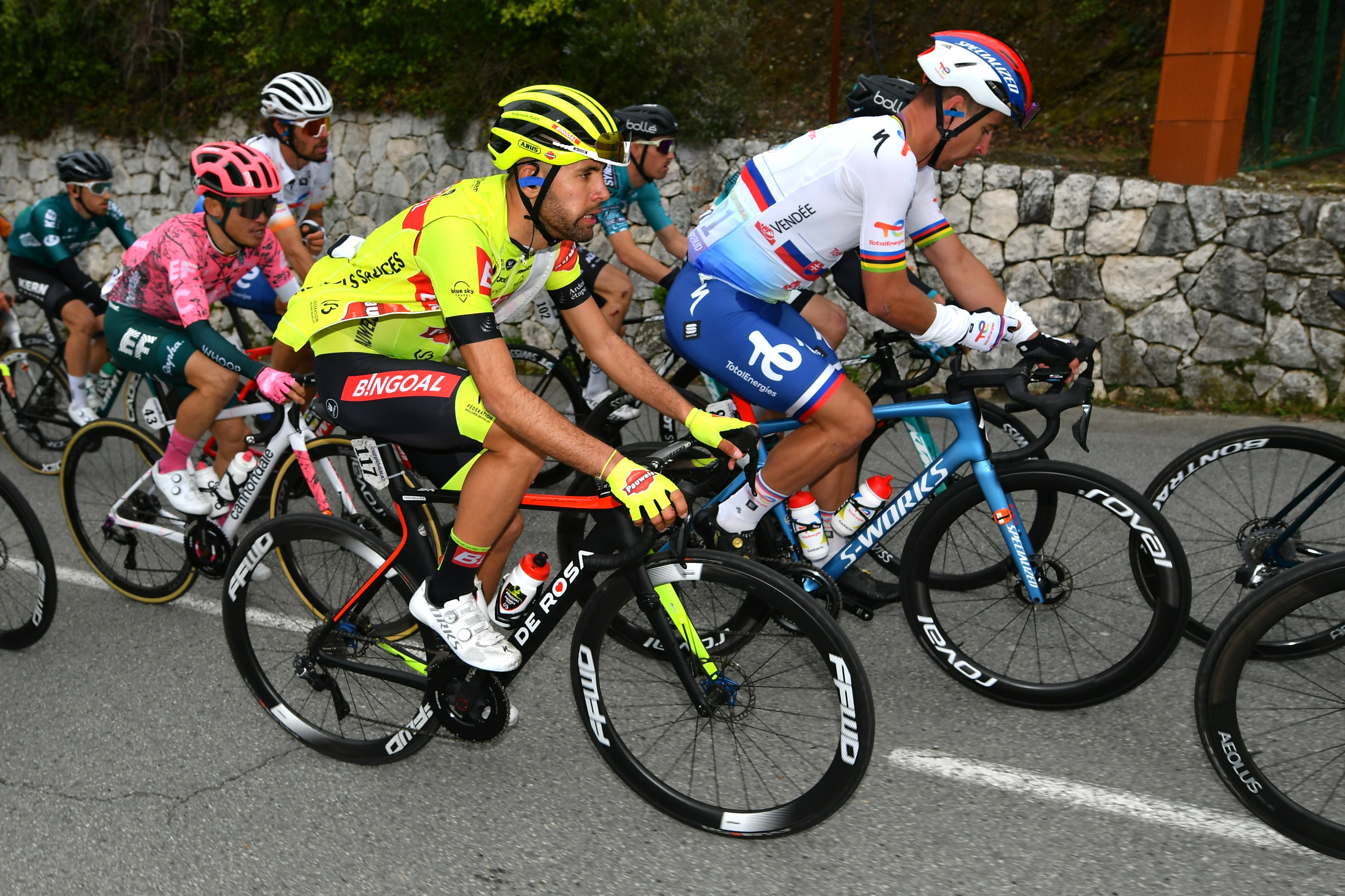 Peter Sagan, en un pelotón durante una prueba