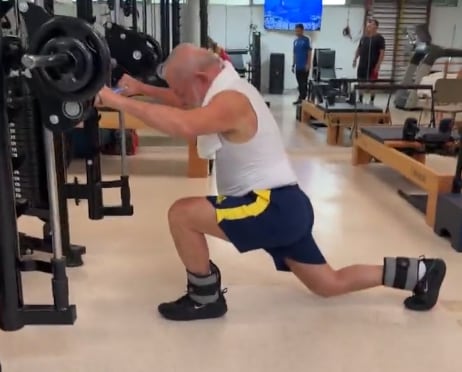 Lula da Silva durante uno de sus entrenamientos / Instagram